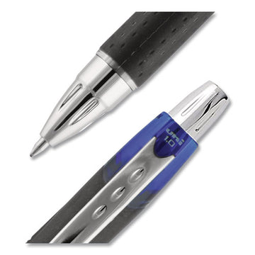 uni-ball® Jetstream Retractable Ballpoint Pen, Bold 1 Mm, Blue Ink, Black Barrel freeshipping - TVN Wholesale